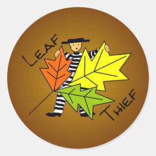 Leaf Thief Stickers voor Composters