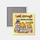 Leaf through a Dustin Stevens Book Magneet (Voorkant / Achterkant)