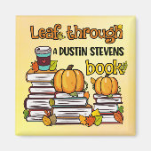 Leaf through a Dustin Stevens Book Magneet (Voorkant)