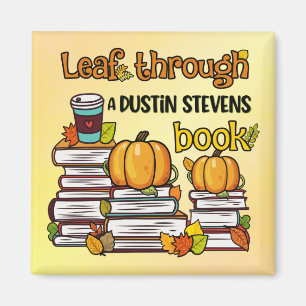 Leaf through a Dustin Stevens Book Magneet