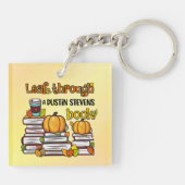 Leaf through a Dustin Stevens Book Sleutelhanger (Achterkant)