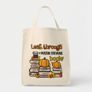 Leaf through a Dustin Stevens Book Tote Bag