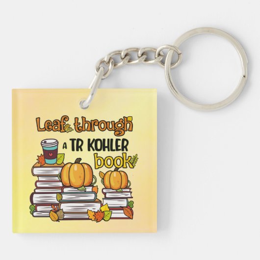 Leaf through a TR Kohler Book Sleutelhanger (Achterkant)