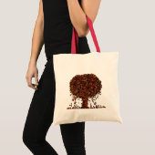 Leaf Tree Canvas tas (Voorkant (product))