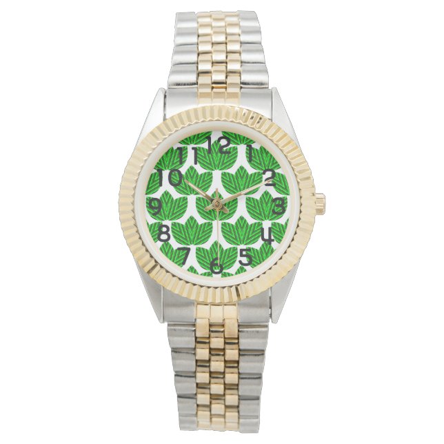 Leaf Trios Horloge (Voorkant)