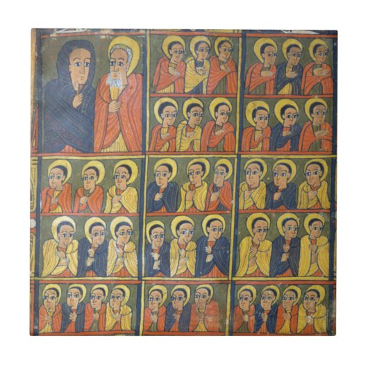 Leaf uit Gunda Gunde Gospels Tegeltje (Voorkant)