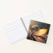 Leaf Water Kalm Tranquil Natuur Vreedzaam Seizoen Notitieboek (Binnen)