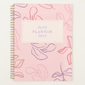 Leafie Dreams" Planner – Levendig en motiverend (Voorkant)