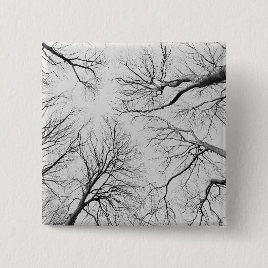 Leafless Trees in Thiepval Wood Vierkante Button 5,1 Cm (Voorkant)