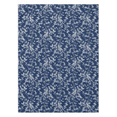 Leafline Spread Navy Wit Tafelkleed (Voorkant)