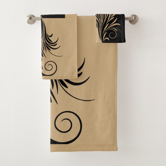 Leafy 8 bad handdoek (Insitu)