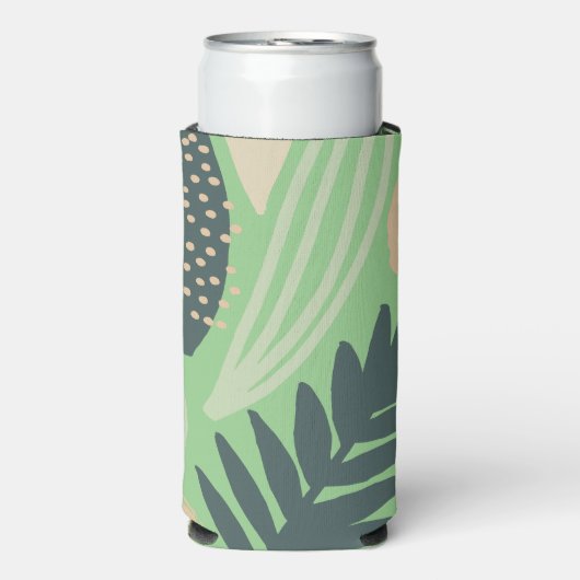 Leafy Art Pattern Green (Seltzer Voorkant)