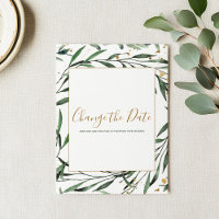 Leafy border change the date card