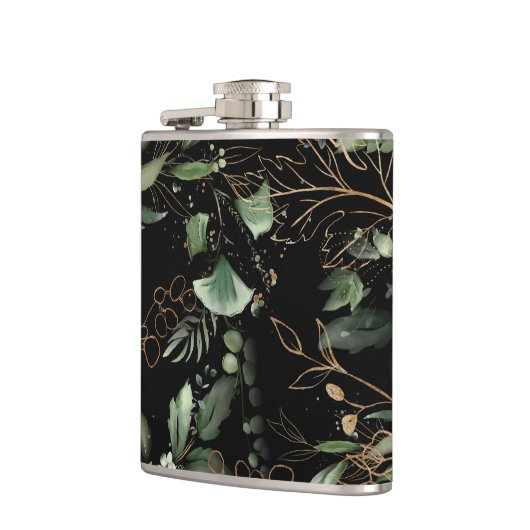 Leafy Botanical Eucalyptus Modern Greenery Branch Heupfles (Links)