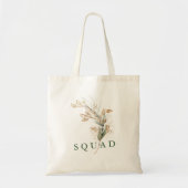 Leafy Botanical Eucalyptus Modern Greenery Branch Tote Bag (Voorkant)