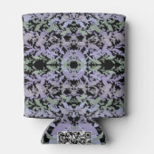 Leafy Creeping Vine Drawing Pattern With Pastels Blikjeskoeler (Achterkant)