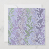 Leafy Creeping Vine Drawing Pattern With Pastels Kaart (Voorkant)