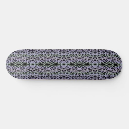 Leafy Creeping Vine Drawing Pattern With Pastels Skateboard (Horizontaal)