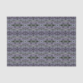 Leafy Creeping Vine Drawing Pattern With Pastels Tissuepapier (Voorkant)