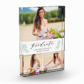 Leafy Laurels Afstuderen fotoblok (Links)