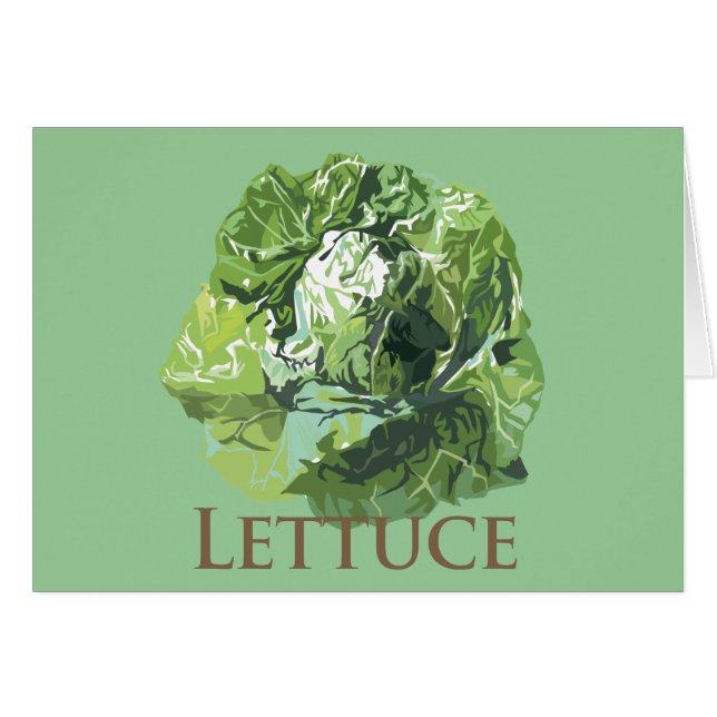 Leafy Lettuce (Voorkant Horizontaal)