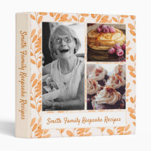 Leafy Oranje Collage Recipe 3 Ring Multomap