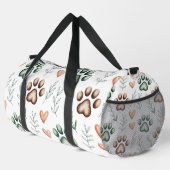 Leafy Paw Print Pet Travel Plunjezak (Rechterhoek)