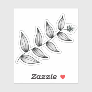 Leafy Plant | Botanisch | Solomon's Plume Sticker