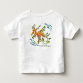 Leafy Seadragon Artwork Baby and Kinderen T-shirt (Achterkant)