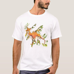 Leafy Seadragon Artwork Mannen T-shirt