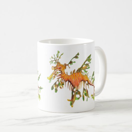 Leafy Seadragon Artwork Mok (Voorkant rechts)