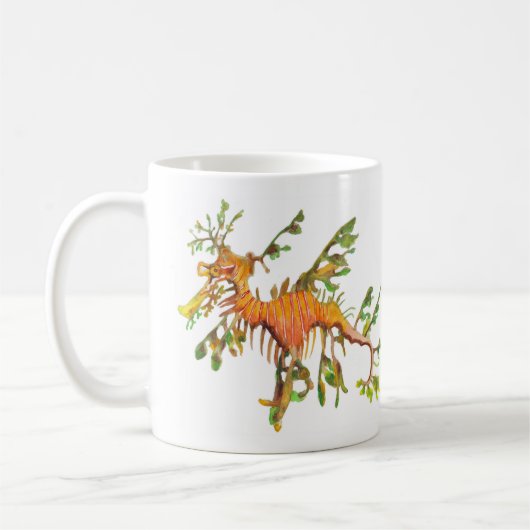 Leafy Seadragon Artwork Mok (Links)