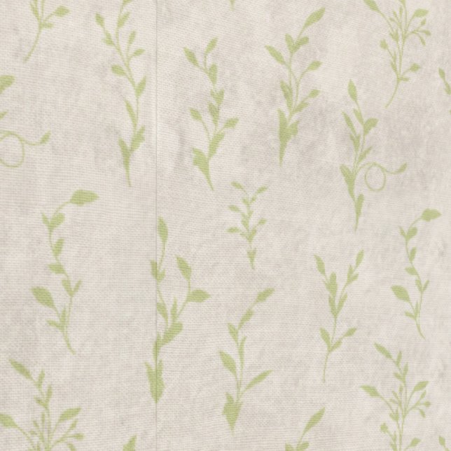 Leafy Shabby Chic Gedempt Antiek  Beige Behang (Zoom)