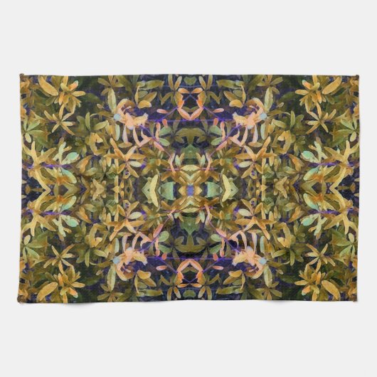 Leafy Tapestry Theedoek (Horizontaal)