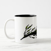 Leafy Tweekleurige Koffiemok (Links)