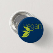 Leafy Vegan Ronde Button 3,2 Cm (Voorkant /achterkant)