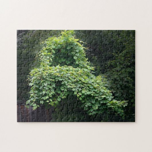 Leafy Vine Throne Natuur Legpuzzel (Horizontaal)
