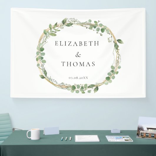 Leafy Wedding  Banner (Beurs)