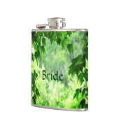 Leafy Wedding Brides Heupfles (Links)