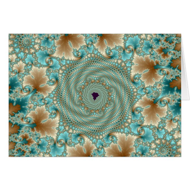 Leafy Whorls Fractal (Voorkant Horizontaal)