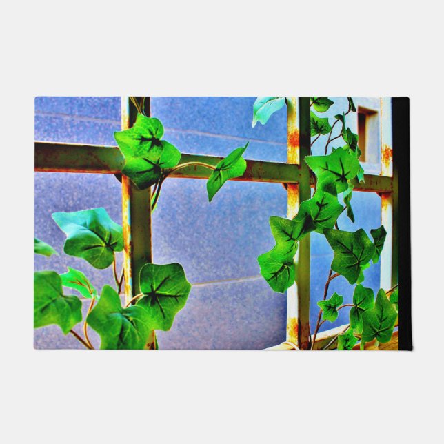 Leafy Window Deurmat (Voorkant)