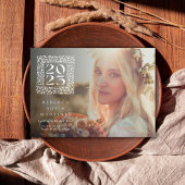 Leafy Year Photo Afstuderen Aankondiging