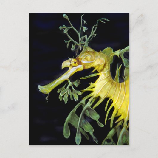 Leafy Zee Dragon Briefkaart (Voorkant)