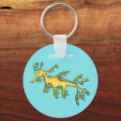 leafy zee dragon cartoon sleutelhanger (Voorkant)