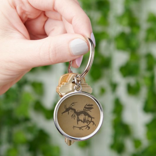 Leafy Zee Dragon Fossil Sleutelhanger (Hand)