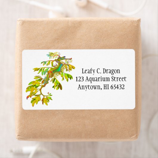 Leafy Zee Dragon  label (Insitu)