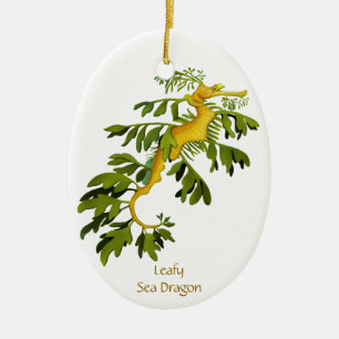 Leafy Zee Dragon  Ornament