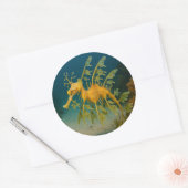 Leafy Zee Dragon Ronde Sticker (Envelop)