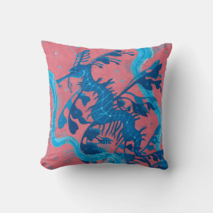 Leafy Zee Dragon Seahorse fish Underwater Paining Kussen