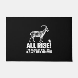 League Champion Fantasy Football Goat Gift Deurmat